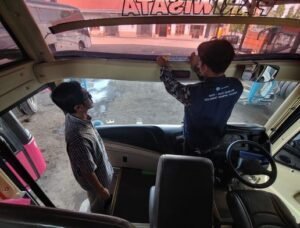 Bus Rajawali Sticker Jasa Raharja