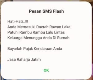 Jasa Raharja SMS Blast