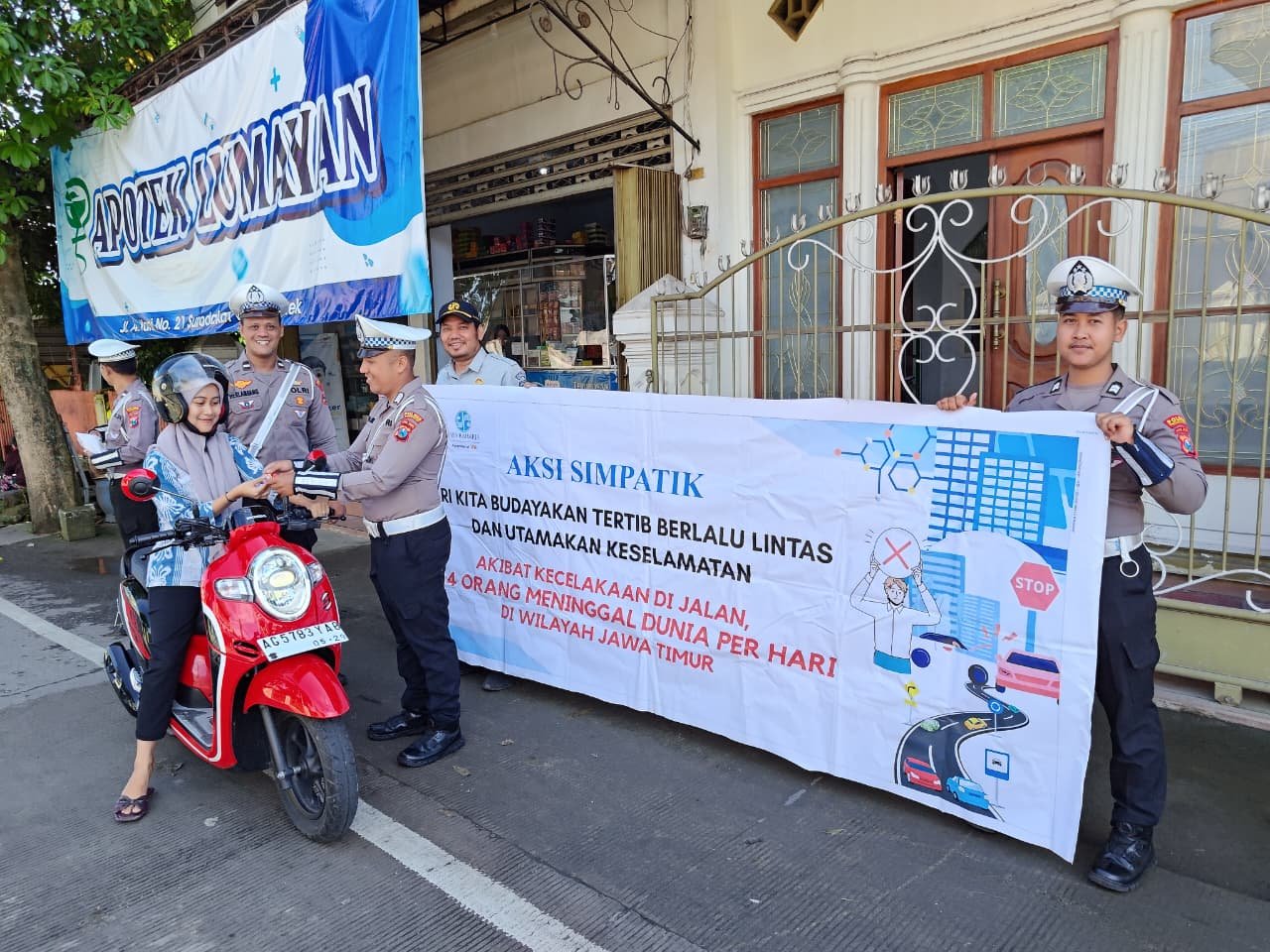 Aksi Simpatik Jasa Raharja Trenggalek