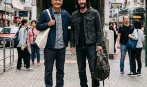 Chow Yun Fat dan Keanu Reeves
