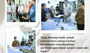 Jasa Raharja Santuni Korban Kecelakaan Kereta Api di Bekasi Timur
