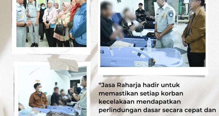 Jasa Raharja Santuni Korban Kecelakaan Kereta Api di Bekasi Timur