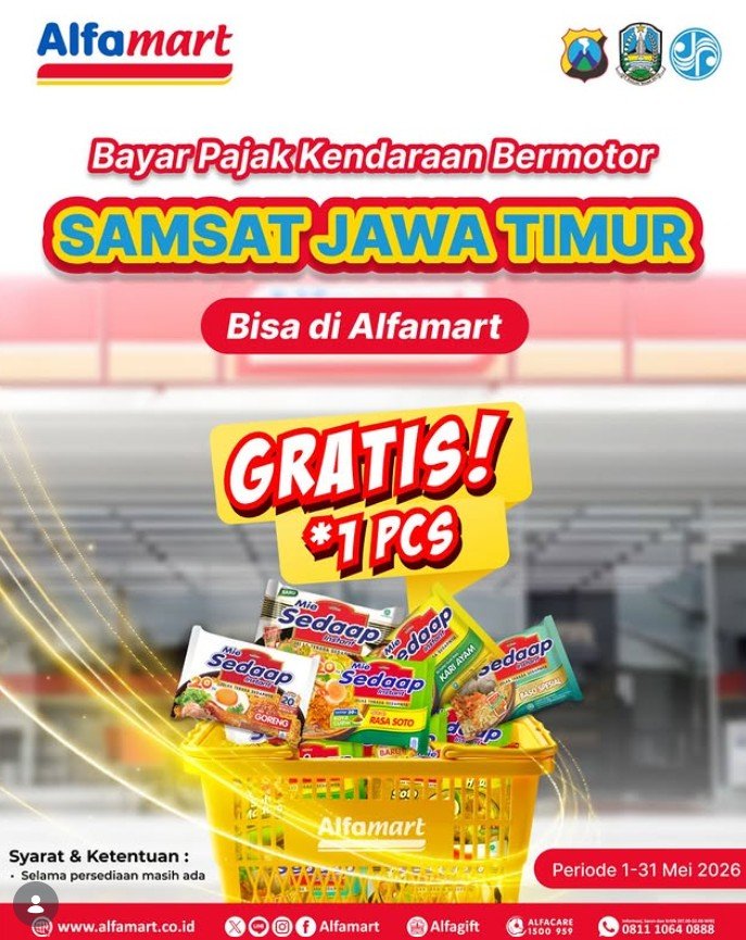Pajak Kendaraan Alfamart Mie Sedaap