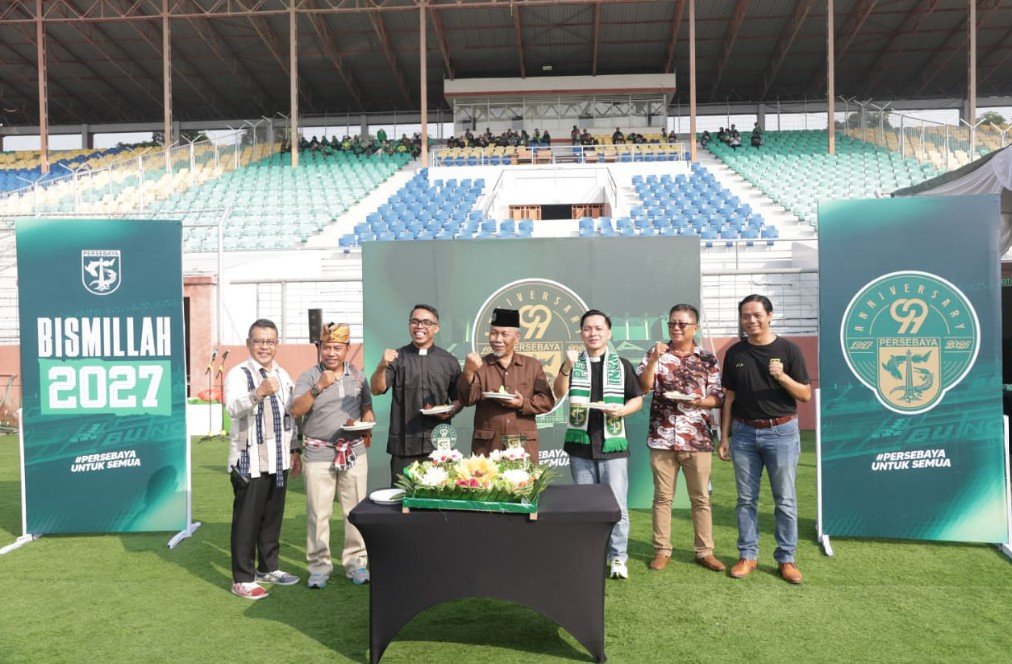 Hari Jadi Persebaya 99 Tahun Haijatim Persebaya Rayakan Hari Jadi ke-99