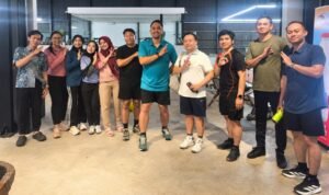 BRI BO Surabaya HR Muhammad Ajak Nasabah Padel Bersama