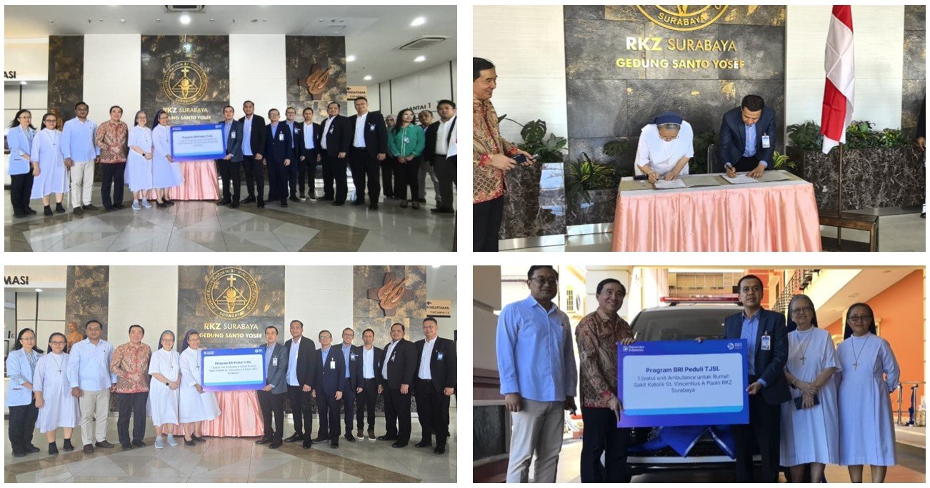 BRI Region 12 Surabaya Serahkan Mobil Ambulans untuk RKZ