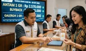 Harga Emas Antam dan Galeri24 Sepakat Naik