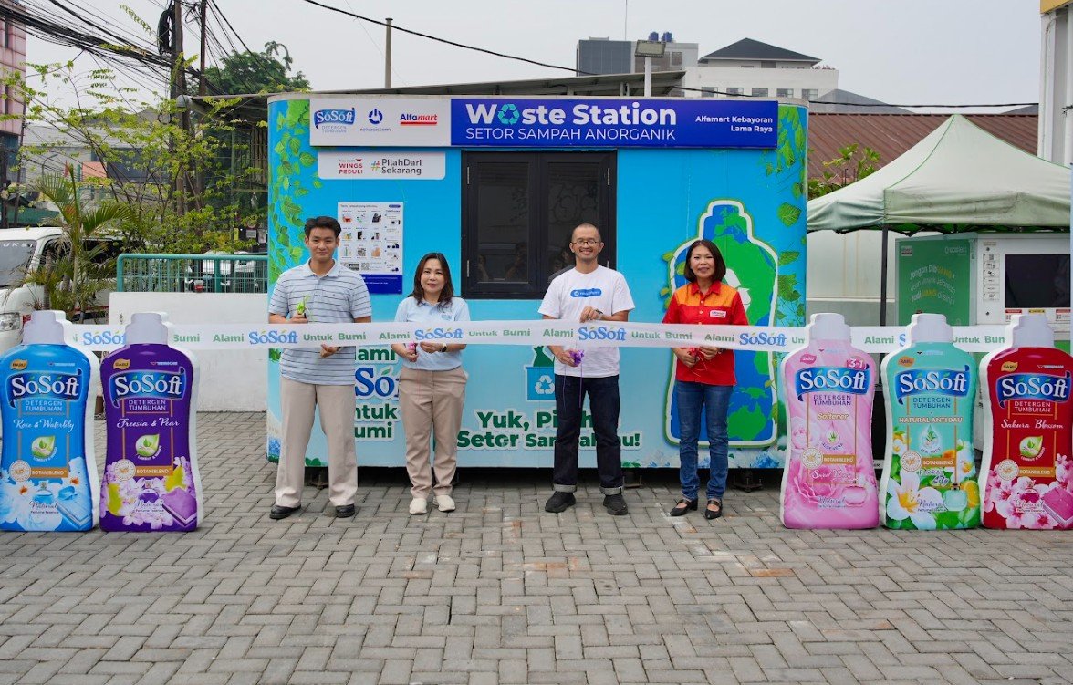 WINGS Group dan SoSoft Hadirkan Waste Station Baru